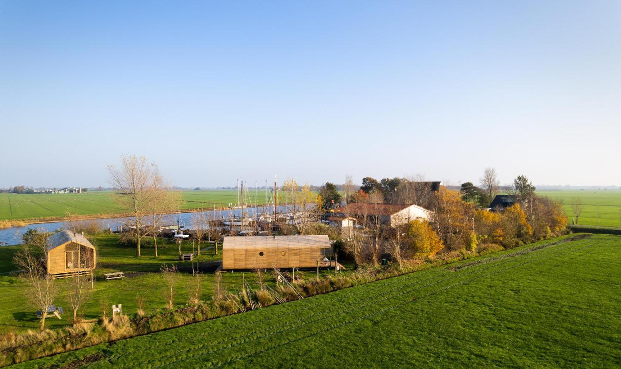 Rufus Aan Het Water Bed & Breakfast Boornzwaag over de Wielen Exterior foto