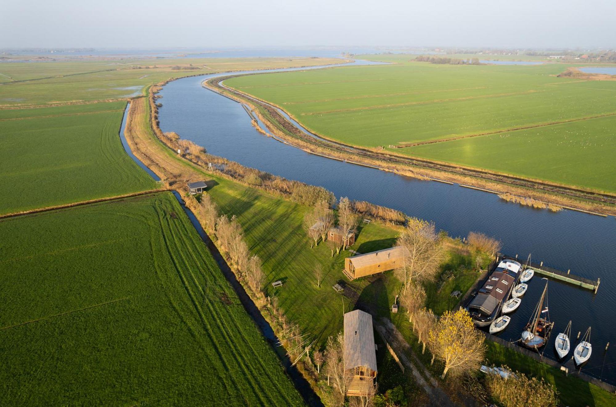 Rufus Aan Het Water Bed & Breakfast Boornzwaag over de Wielen Exterior foto